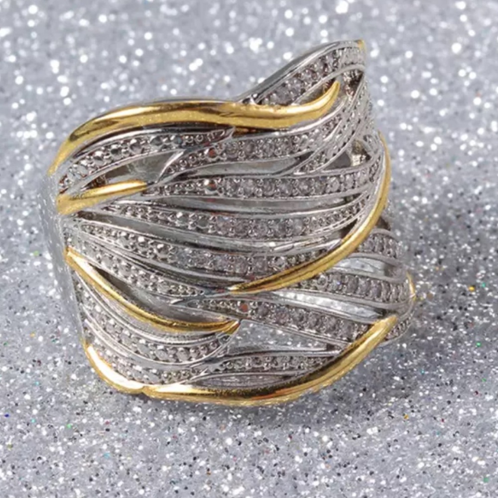 Silver Unique Shape Ring - Picture 2 of 4